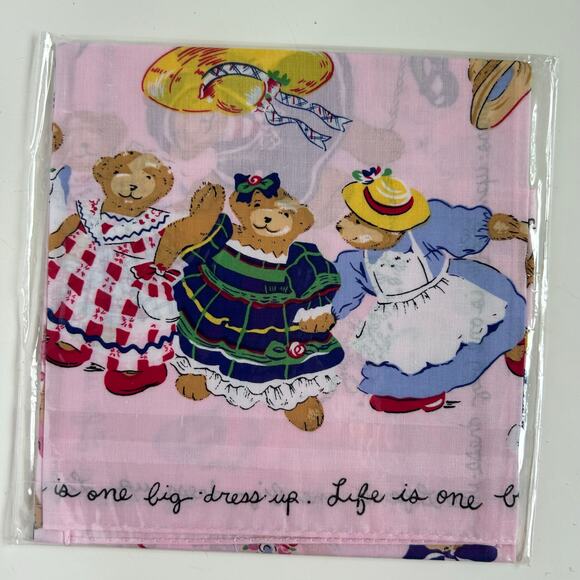 Muffy VanderBear Club Scarf Pink Teddy Bear Dress Up New in Package - Picture 1 of 3